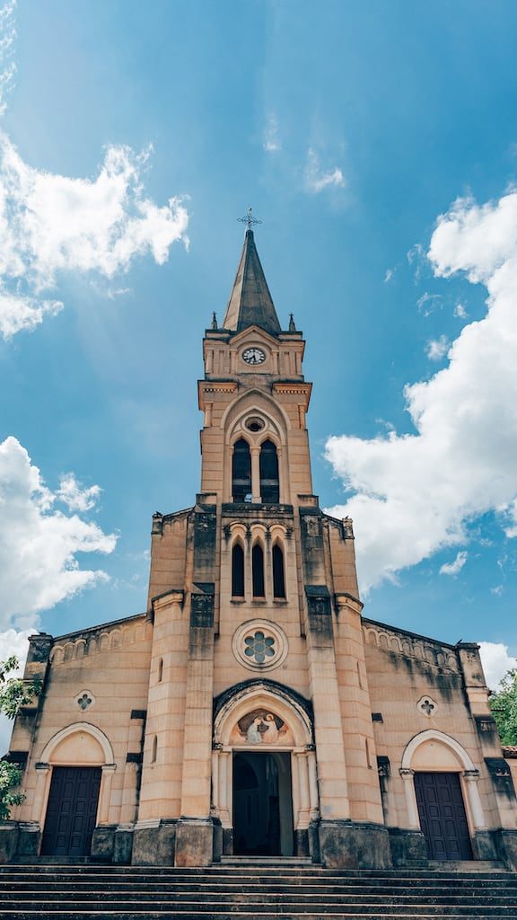A iconica Igreja do Rosário.